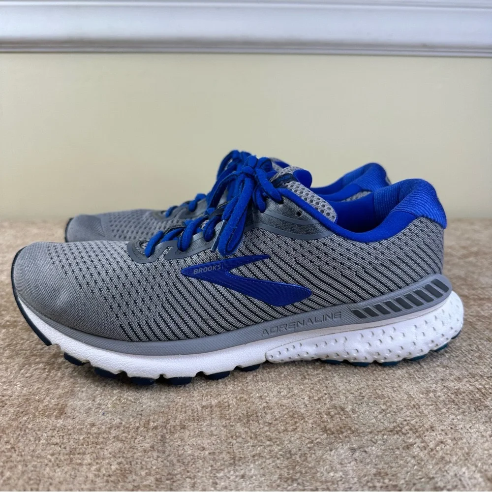 Brooks Adrenaline GTS 20 Blue/Grey Running/Athletic Sneakers M-8 W-9.5
